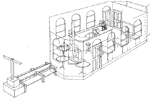 Milford Junction refreshment room. drwan by Derek Kellett