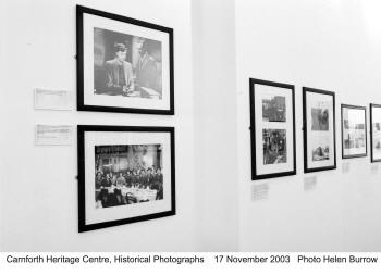 Carnforth Heritage Centre. Historical Photographs 17th November 2003 Photo Helen Burrow