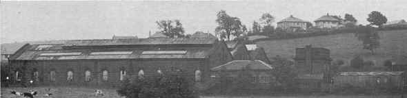 The Midland Engine Shed at Carnforth, now given over to industrial use.