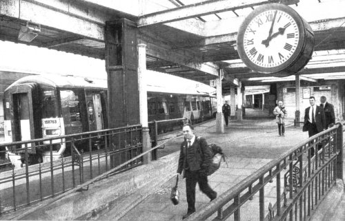 Many buildings remain from when Carnforth was used to film Brief Encounter, above right. However, they are now crumbling and the station was recently voted England's worst Photograph: Don McPhee