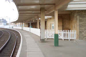 The fenced off area will become a pavement cafe during Summer.